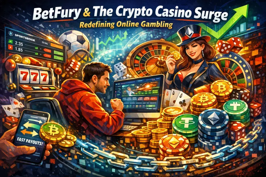 BetFury and the Crypto Casino Surge Redefine How People Gamble Online