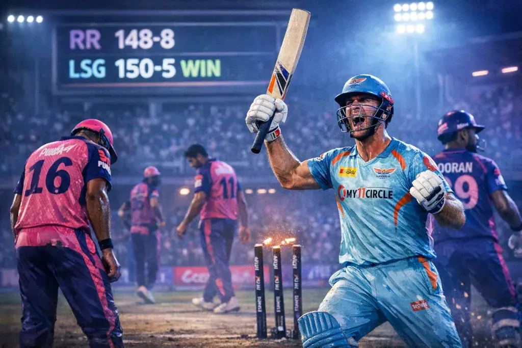 Lucknow Super Giants Secure Tense Victory Over Rajasthan Royals on Sluggish Ekana Pitch