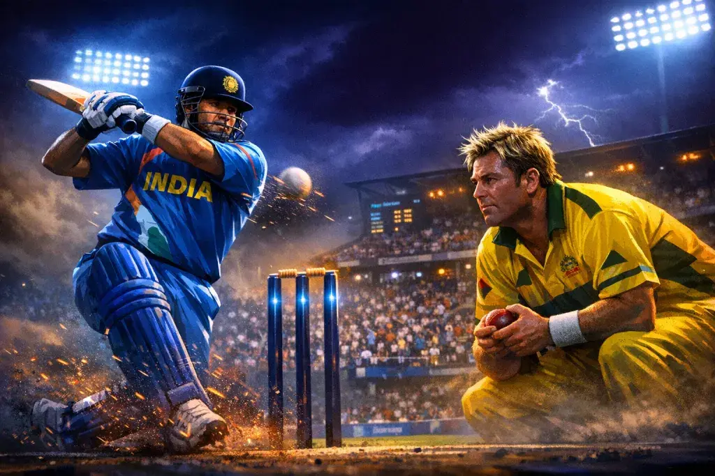 April 22 Marks Tendulkar's Iconic Sharjah Stand Against Warne's Spin Mastery